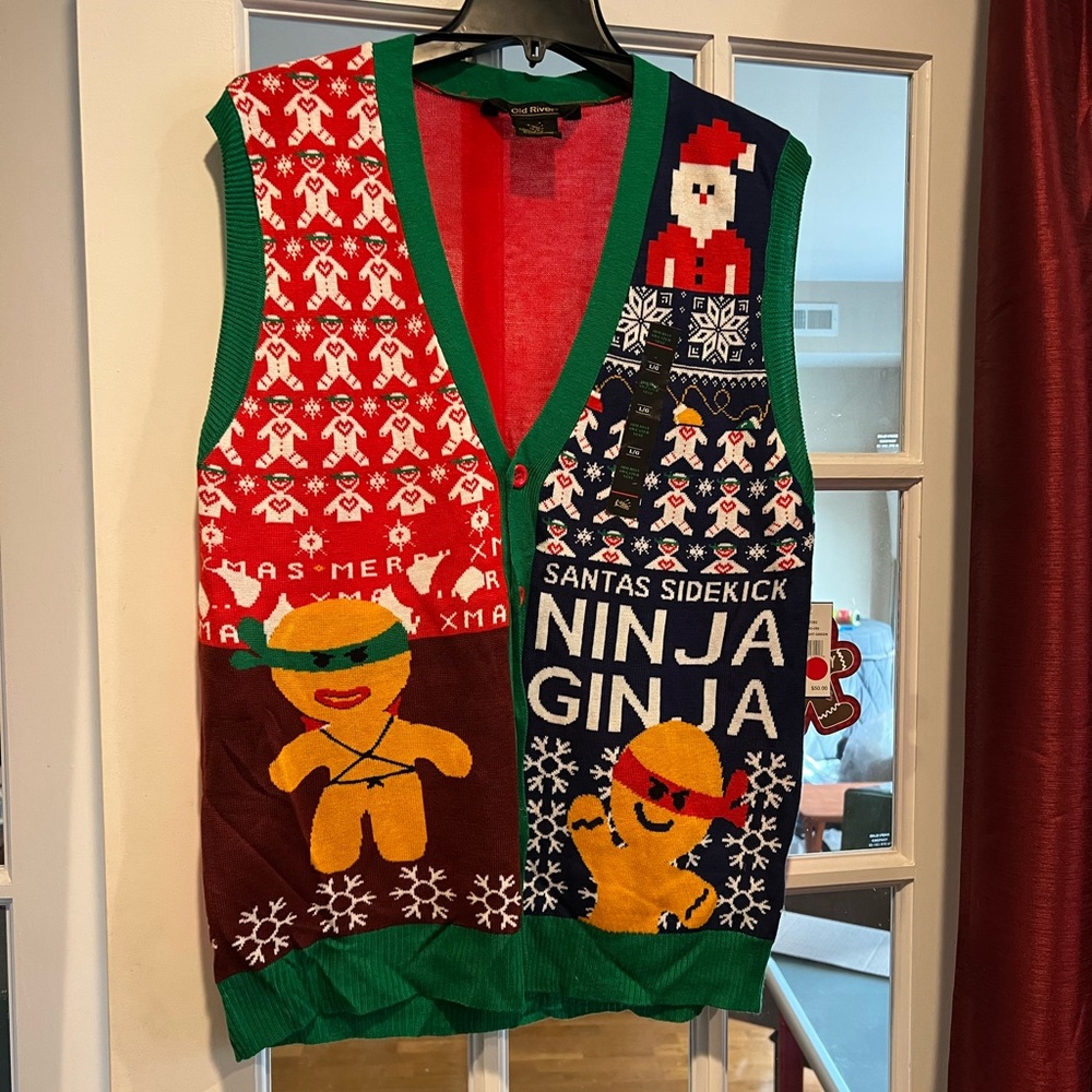 Old River Christmas vest